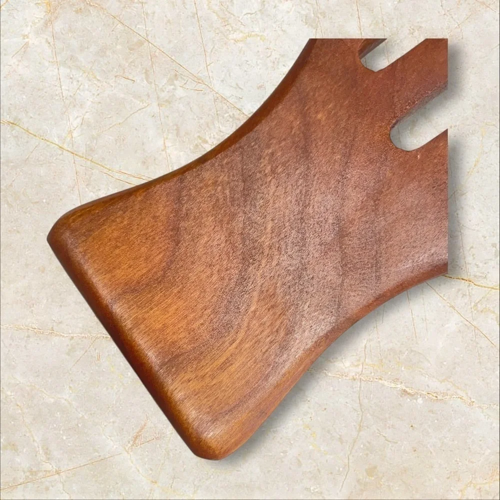 MCM Teak Wood Salad Serving Hands - Pair